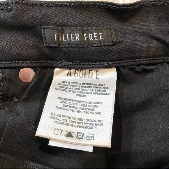 Agolde Black Filter Free High Rise Skinny Jeans 27 - Picture 7 of 11